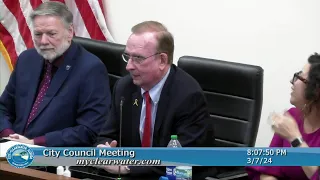 City of Clearwater - City Council Meeting - 3/7/24