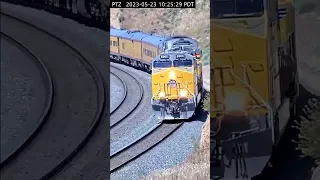 One Lonely Loco at Ashland, VA and UP OCS at Hesperia, CA #shorts