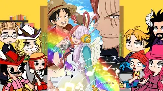 Old Era and Oden Reacts To The Future 💠 Gacha Compilation | Gacha Life Luffy React Tiktok