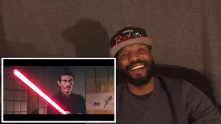 Bruce Lee Lightsaber Scene Recreation Reaction