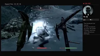 Skyrim The Ebony Warrior Speedrun (No Commentary)