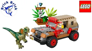 LEGO Jurassic World Dilophosaurus Ambush 76958 - Speed Build Review