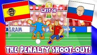 🏆SPAIN OUT! The Penalty Shoot-Out!🏆 (Spain vs Russia World Cup 2018 Goals Highlights Parody)