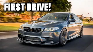 BMW M5 BUILD FiRST DRiVE! | NEW S63 BUILT MOTOR PT4