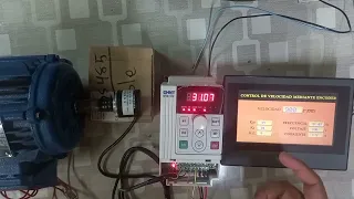 CONTROL DE VELOCIDAD CONSTANTE CON ENCODER Y VARIADOR DE FRECUENCIA