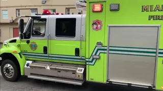 Miami-Dade fire rescue truck shot at in northwest Miami Dade