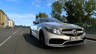 Euro Truck Simulator 2 (22) Mercedes C63s 2017 Test Drive 500KM