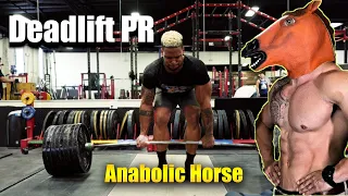 DEADLIFT PR WITH ANABOLIC HORSE 760+