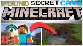 I FOUND DIAMOND,GOLD AND OTHER RARE STONES FROM SECRET CAVE |GAMEPLAY#4| MINECRAFT ROAD TO 100 SUBS