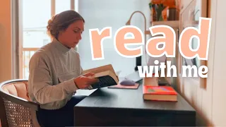 read with me [real time] | 1.5 hours rain ambiance & annotation sounds