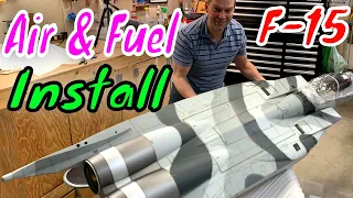 AWESOME F-15 Iron EAGLE Air and Fuel System Install - Fei Bao Jets