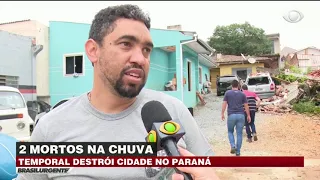 Chuva no Paraná deixa dois mortos