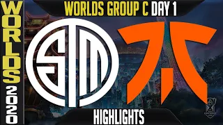 TSM vs FNC Highlights | Worlds 2020 Group C Day 1 - LoL World Championship | Team Solomid vs Fnatic