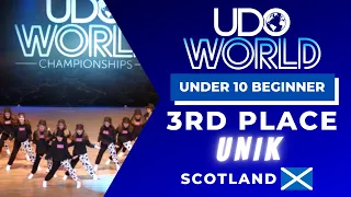 UDO World Street Dance Championships 2022 | UNDER 10 BEGINNER 3RD PLACE | UNIK - Scotland🏴󠁧󠁢󠁳󠁣󠁴󠁿