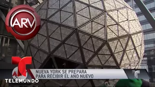 Nueva York se alista para recibir el año nuevo | Al Rojo Vivo | Telemundo