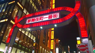 【夜の街】東京・新宿（歌舞伎町）の夜を360°VR散歩 / 2020.07