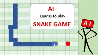 AI learns to play Snake Game using Deep Q-Learning
