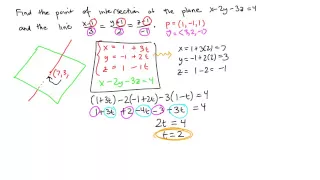 Calculus 3, Topic 5: Planes and lines in space