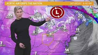 Cleveland weather forecast: A frigid Christmas Eve