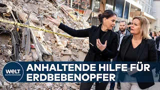 BAERBOCK & FAESER IN DER TÜRKEI: Anhaltende Hilfe für Erdbebenopfer zugesagt