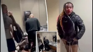 Tekashi 6ix9ine reportedly attacked while in LA Fitness bathroom Full VIDEO