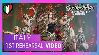 🎥 SNIPPET 🇮🇹 1st Rehearsal - Angelina Mango @ Italy Eurovision 2024