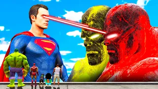 GTA 5 | GTA5 BUT WHATEVER TITAN LAVA GOD MONSTER VS SUPERMAN SHINCHAN DRAWS COMES TO REAL LIFE