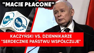 "Macie płacone, żeby tego bronić". Kaczyński nie wytrzymał z dziennikarzami. Wyszedł z konferencji