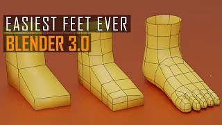 Tutorial: Model A Very Easy Foot In Blender