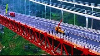 Incredible High-Speed Bridge Construction in China