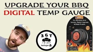 Upgrade BBQ Pit Wireless Digital Temperature Gauge And Thermometer  [Meat Minder Pro Review and Use]