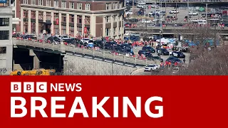 Shooting near Super Bowl victory parade injures several people, US police say | BBC News