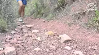 Técnica para caminar en las subidas en la montaña