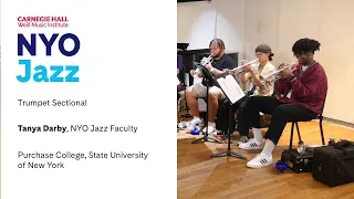 NYO Jazz Trumpet Sectional with Tanya Darby