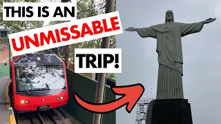 Riding the Train to Christ the Redeemer, Corcovado, Rio de Janeiro, Brazil