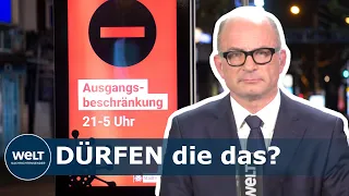 CORONA-AUSGANGSSPERREN: Das hält ein Verfassungsrechtler vom Infektionsschutzgesetz