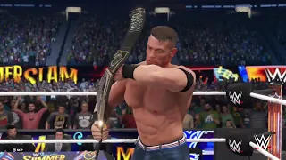 WWE 2K23 Boogeyman vs John Cena for the United States Championship.