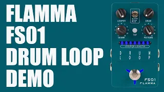 Flamma - FS01 Drum Loop - Looper and Drum Machine Demo (All 121 Drum Loops!)