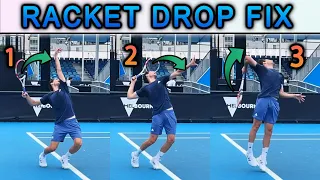 Fix Your Tennis Serve Racket Drop In 5 Simple Steps