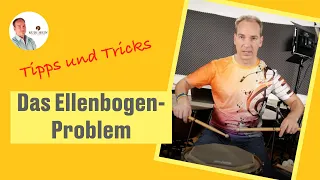 Das Problem mit den Ellenbogen - Schlagzeug lernen mit Profi und Pädagoge Rudi Hein - Drums-Tutorial