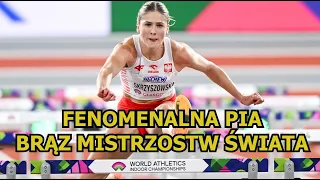 FENOMENALNA PIA! BRĄZ mistrzostw świata DLA POLSKIEJ KRÓLOWEJ płotków! "Nie mam nic do zarzucenia"