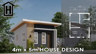 4m x 5m Small House Design - The Houselab PH