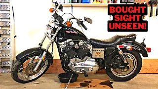 Will It Run After Years? 1 Owner 1985 Harley Davidson Ironhead Sportster