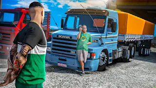 GTA V VIDA DE CAMINHONEIRO  | CAMINHONEIRO DESUMILDE ME HUMILHOU NO PATIO DO POSTO 🤬 #194