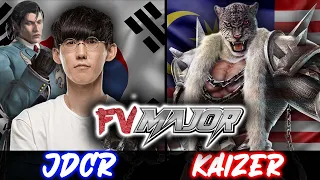 Tekken 7 - Jdcr(Dragunov) 🇰🇷 vs 🇲🇾 Kaizer (Arnor King) FV Major 2023