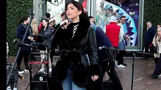 Passer-by Sophie Joins The Fun In Cork And Takes To The Mic For "Valerie" (Amy Winehouse/M Ronson)