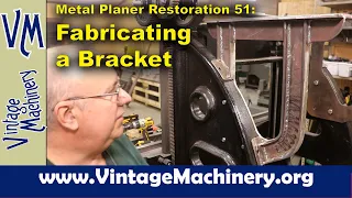 Metal Planer Restoration 51: Fabricating a Counter Shaft and Motor Mount Bracket