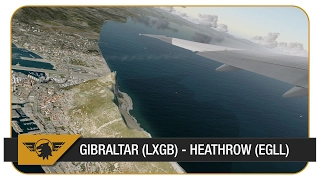 [P3D] 777 FULL POWER TAKEOFF FROM GIBRALTAR! | VATSIM | Gibraltar (LXGB) - Heathrow (EGLL)