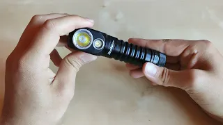 Wurkkos HD20 Headlamp Review - 175 m throw dual channel 2000 lm flashlight with flood/spot combo