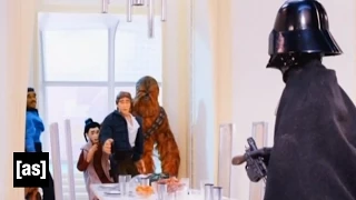 An Uncomfortable Lunch | Robot Chicken: Star Wars Special | Adult Swim